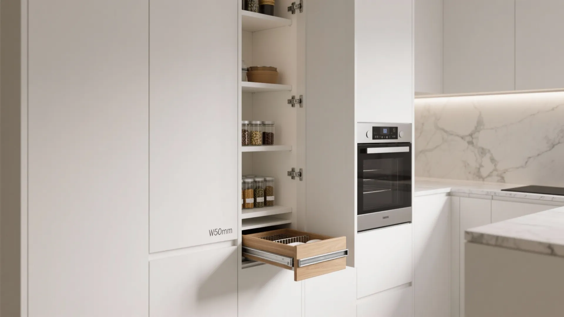 Minimalist Kitchen Storage That Really Fits