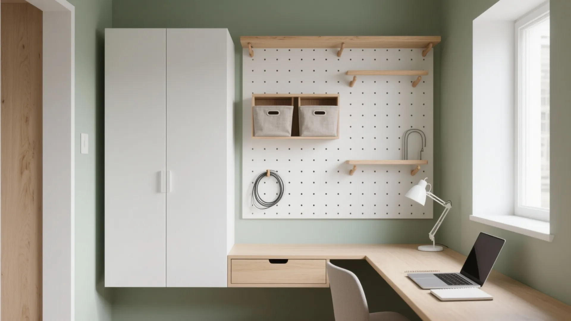 Minimalist storage that respects focus