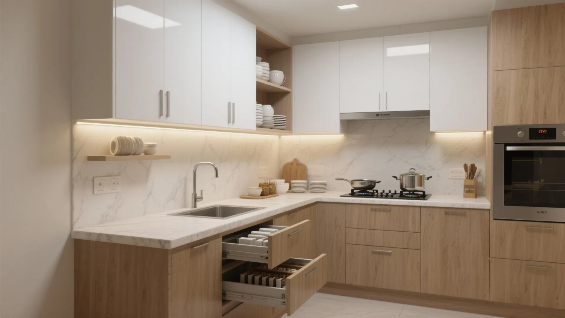 Minimalist Kitchen Storage