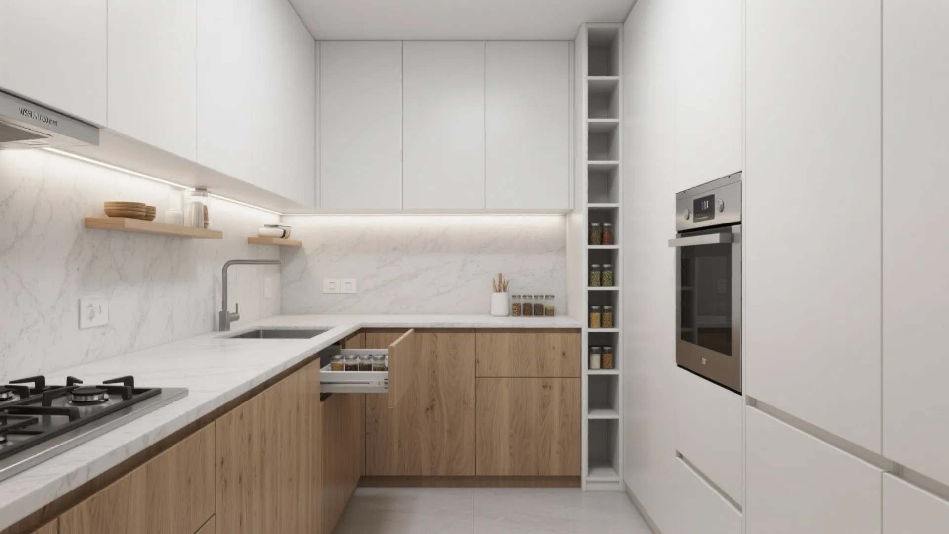 Minimal Kitchen Storage that Works