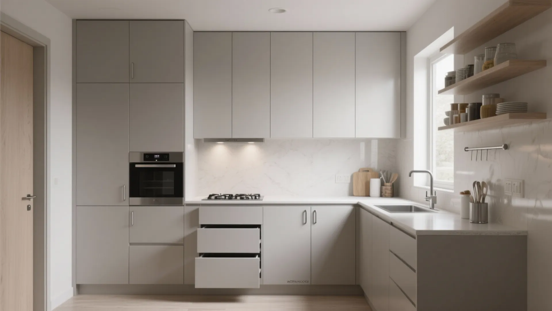 Minimalist Kitchen Storage That Works Hard