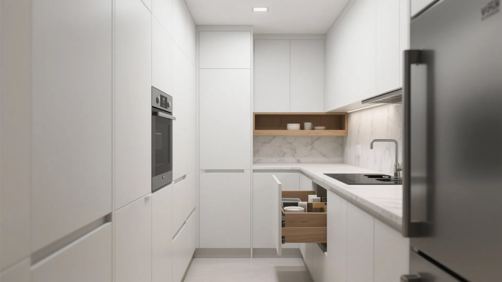 Minimalist Kitchen Storage That Hides the Mess