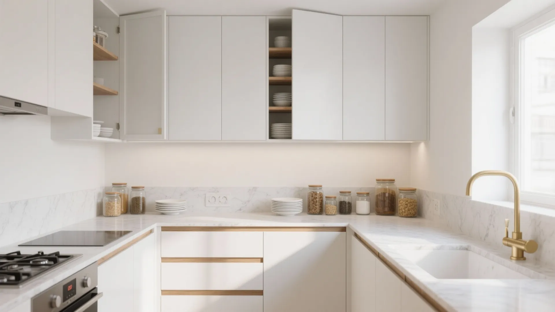 Minimalist Kitchen Storage That Doesn’t Feel Bare