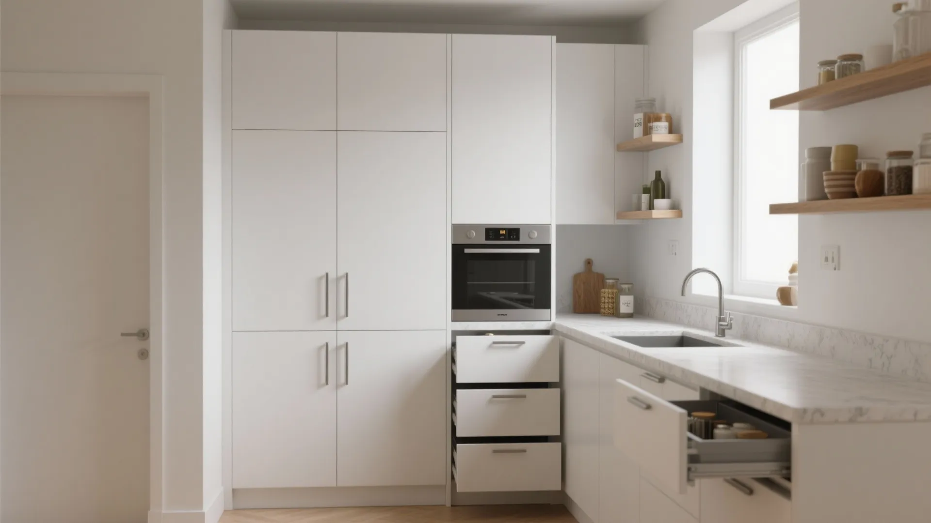 Minimalist Kitchen Storage