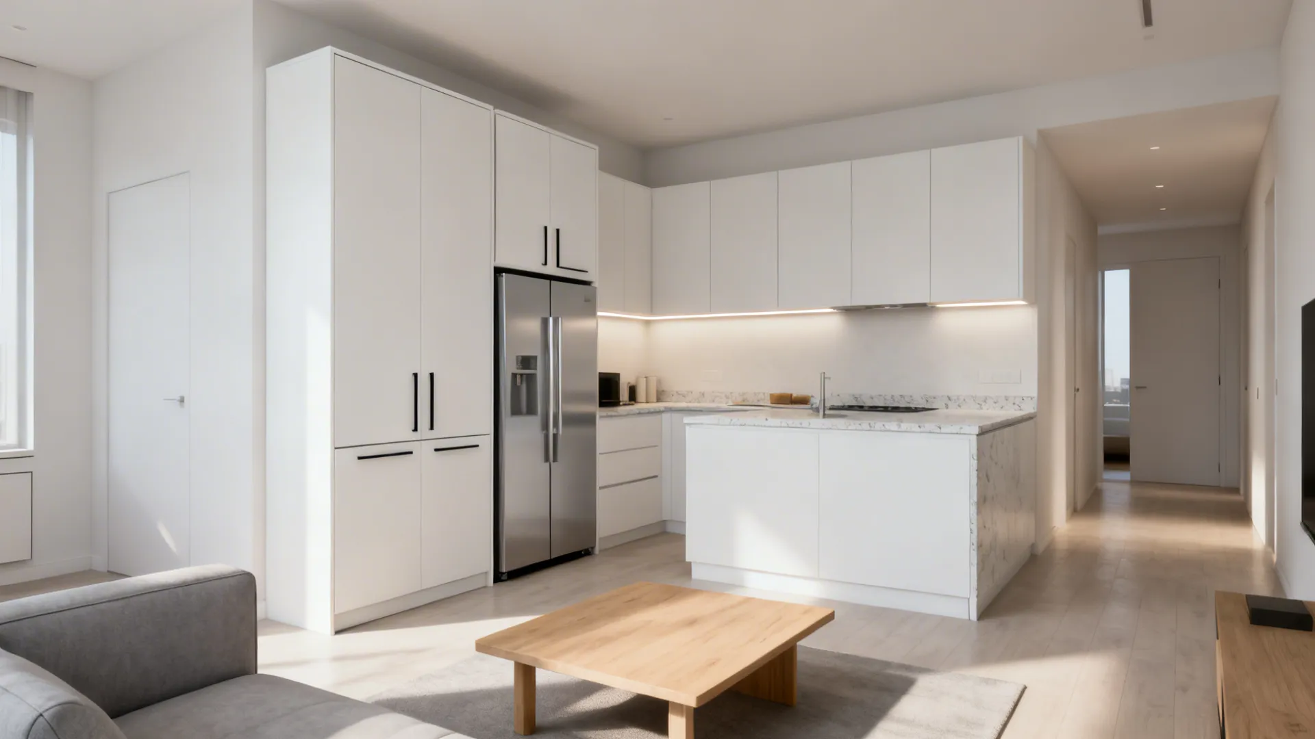 Idea 1: Minimalist Storage That Blends Into the Room