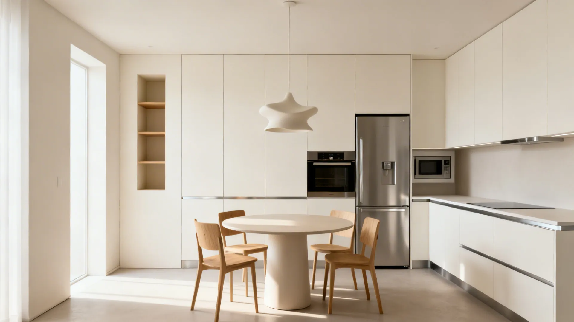 Minimalist storage that hides visual noise