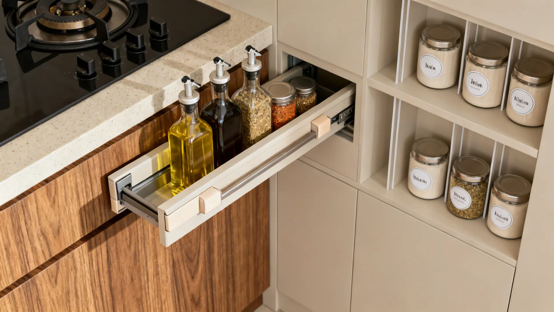 Minimalist Storage for an 11 x 8 Kitchen