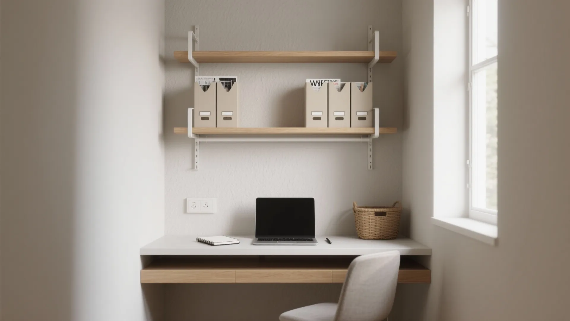 1) Minimal storage, maximum calm