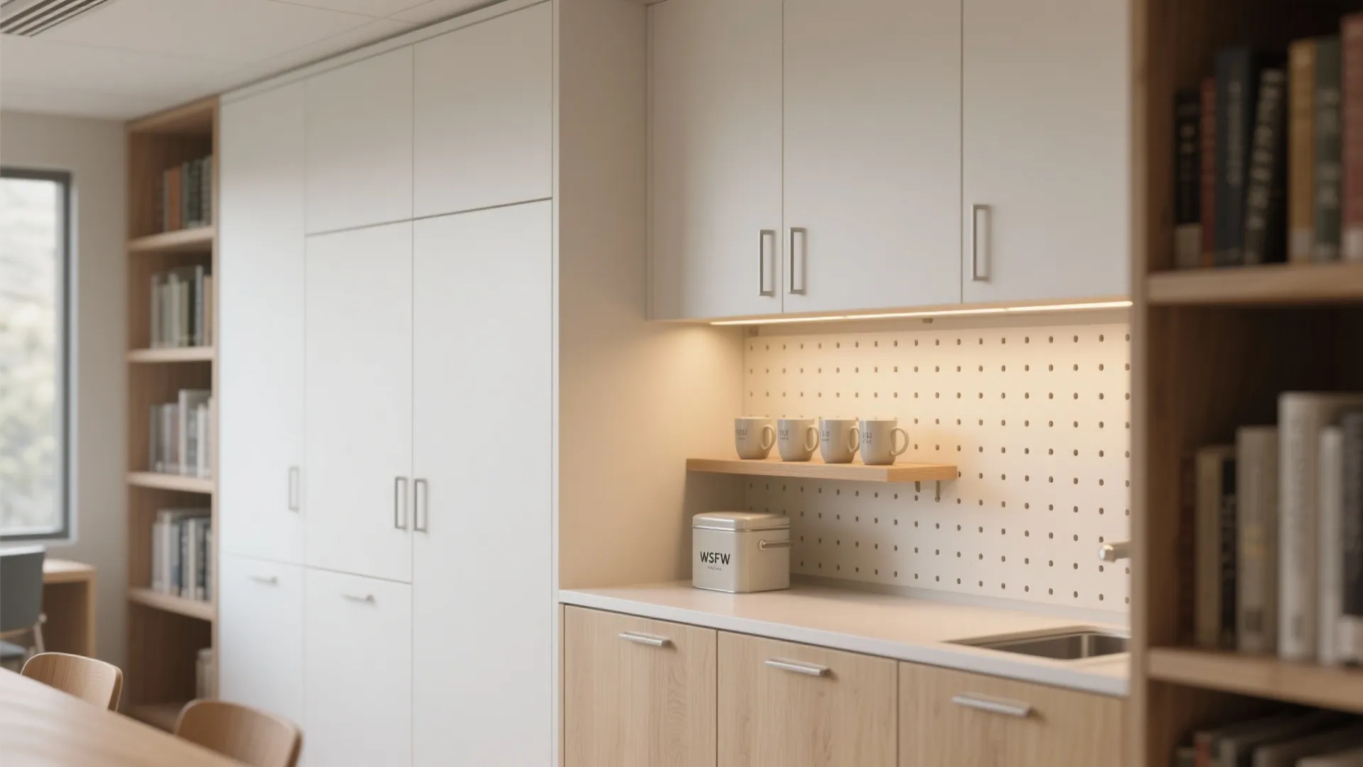 Minimalist kitchen storage