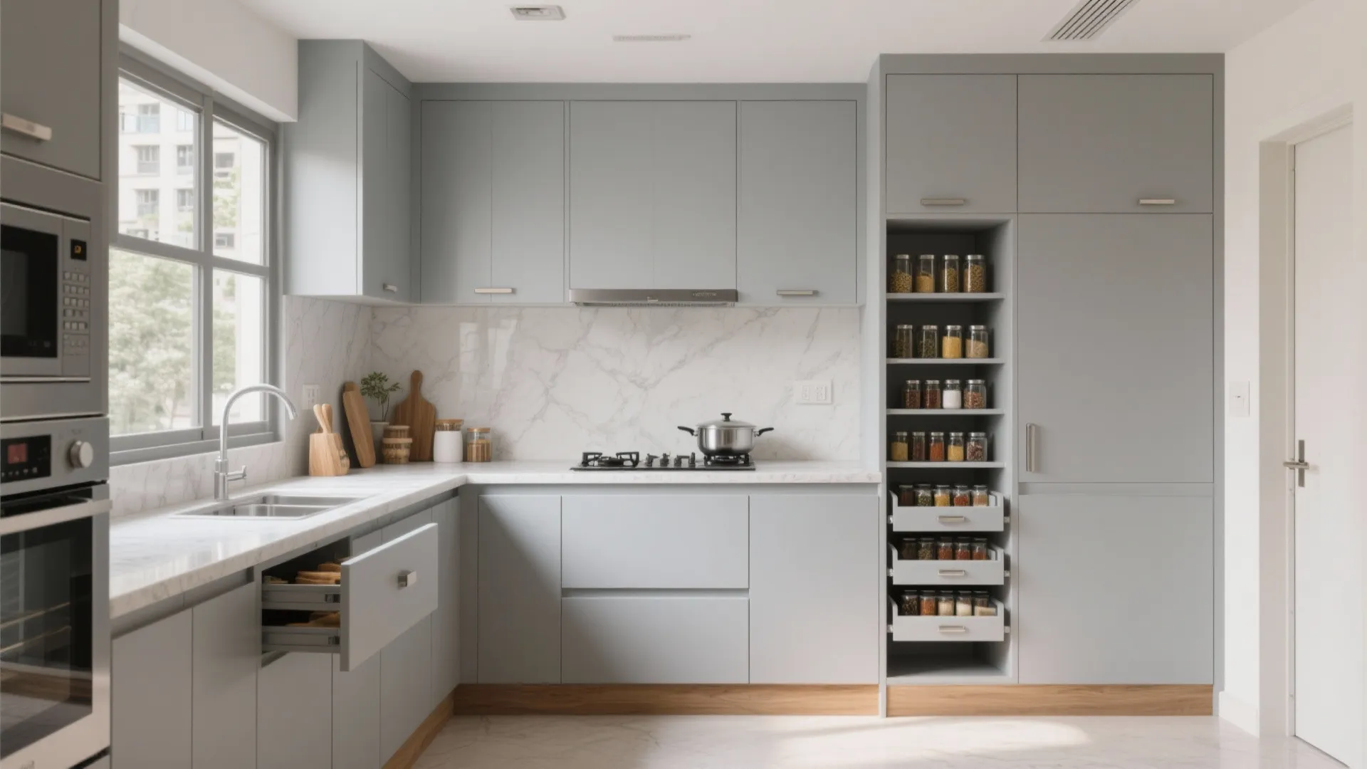 Minimalist Kitchen Storage for Busy Weeknights