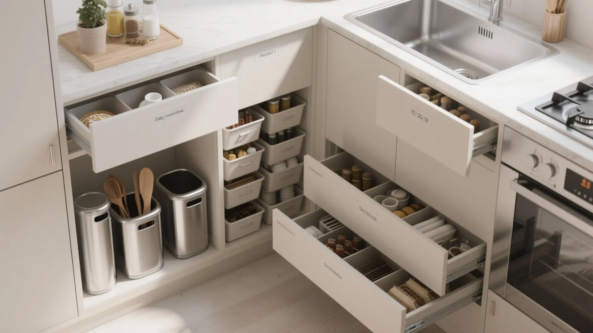 Minimalist Kitchen Storage