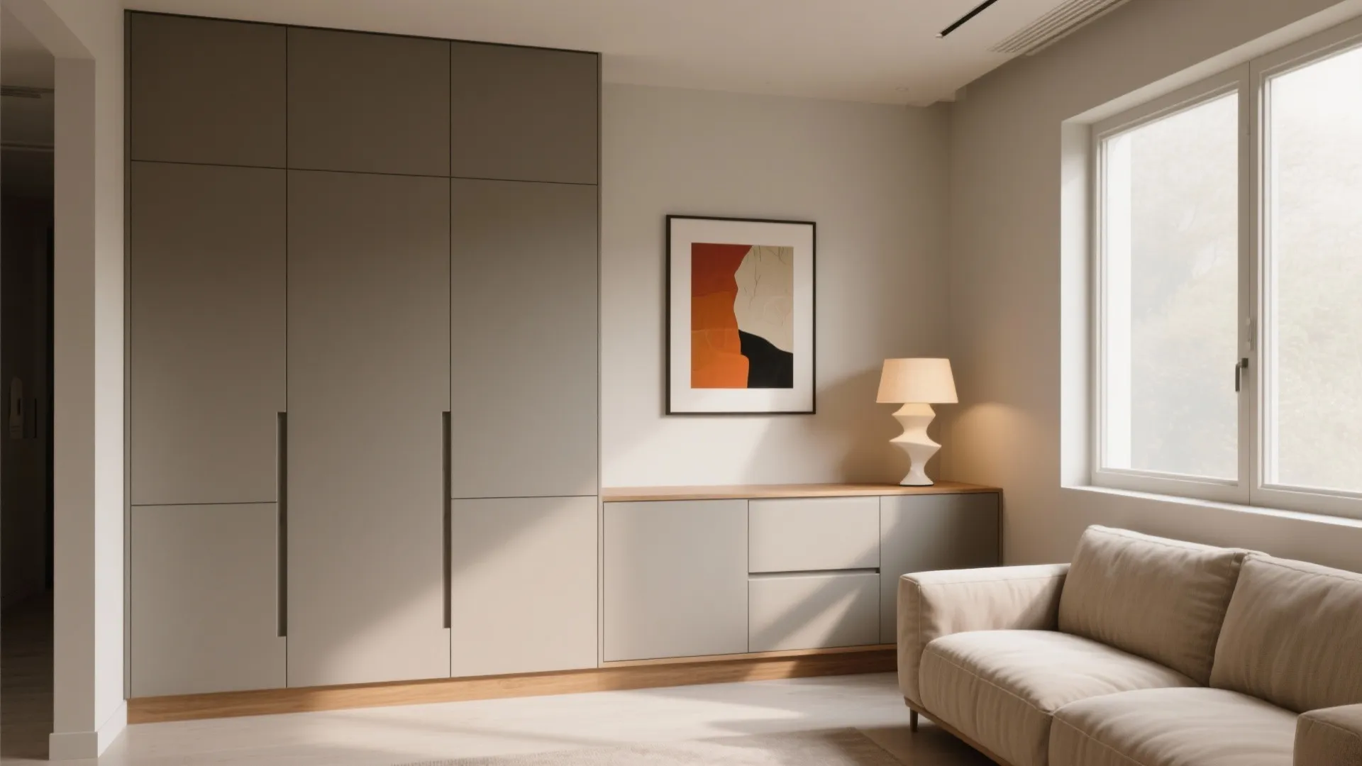 Minimalist Storage With Visual Pop