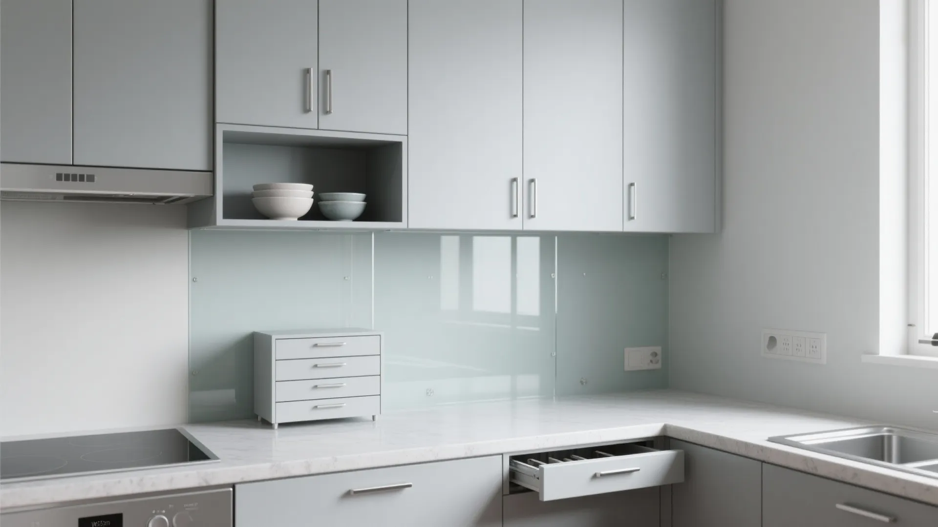 Minimal kitchen storage that actually works