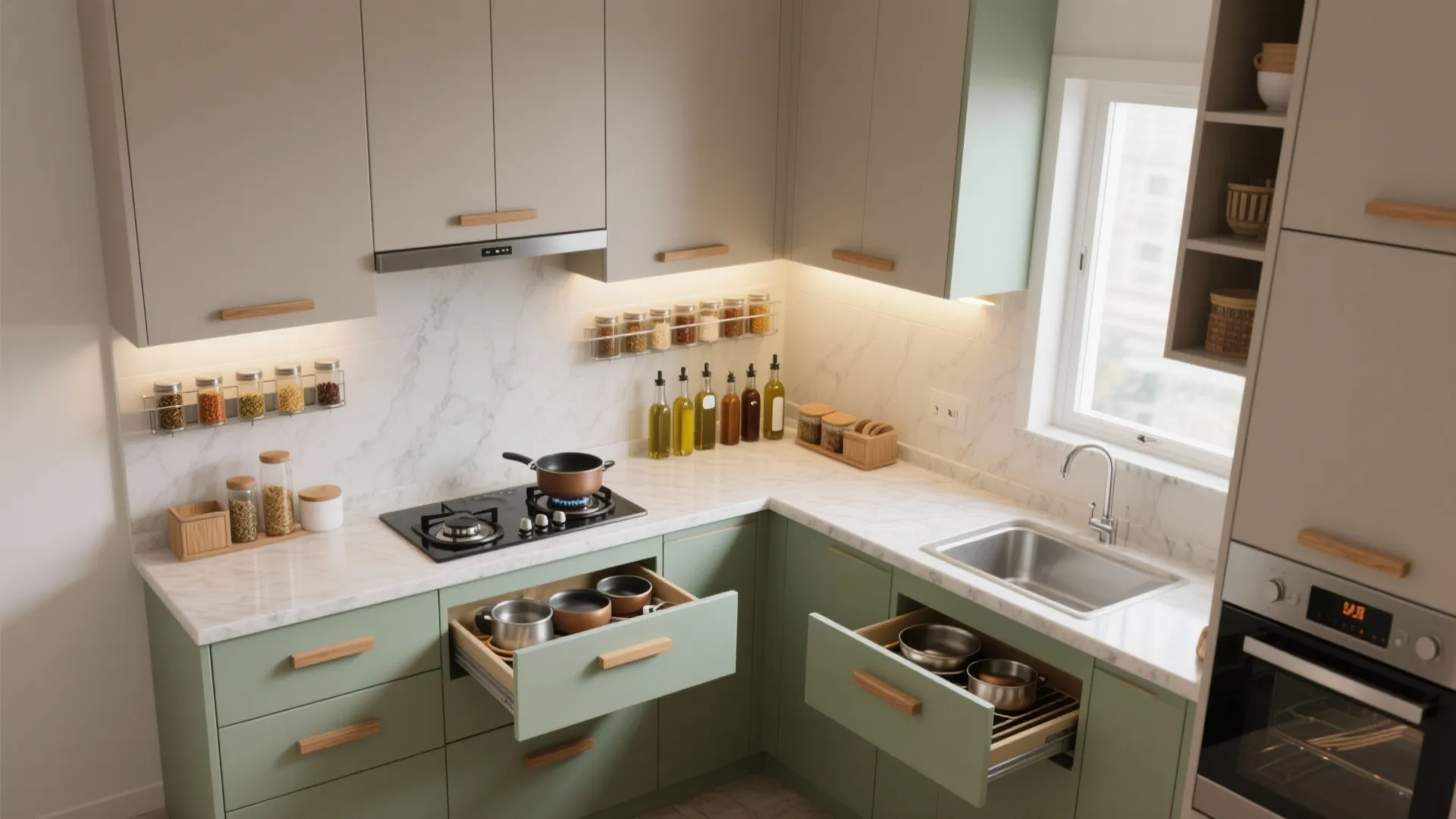 Minimalist Storage That Still Feeds a Family