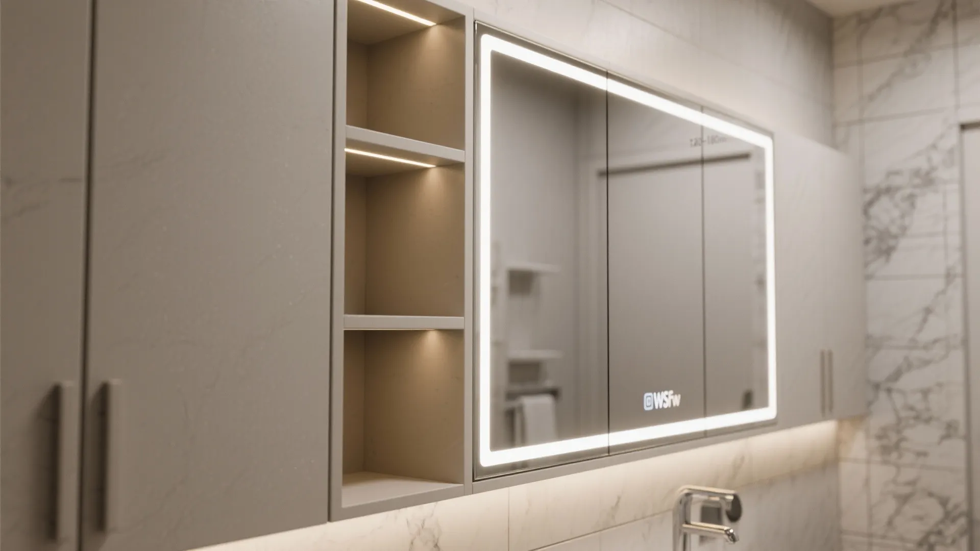 1) Minimal storage walls that double as architecture