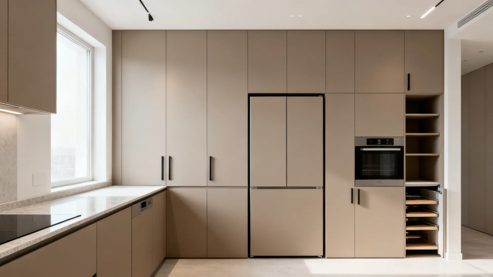 Minimalist storage that actually hides the mess