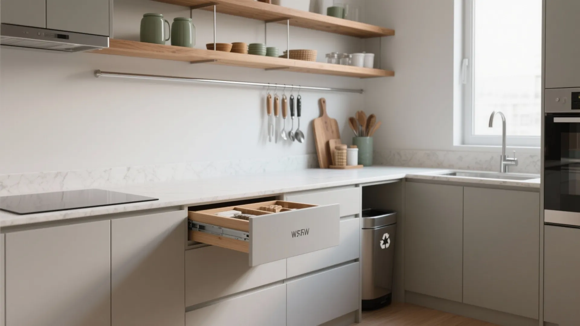 Minimalist Kitchen Storage