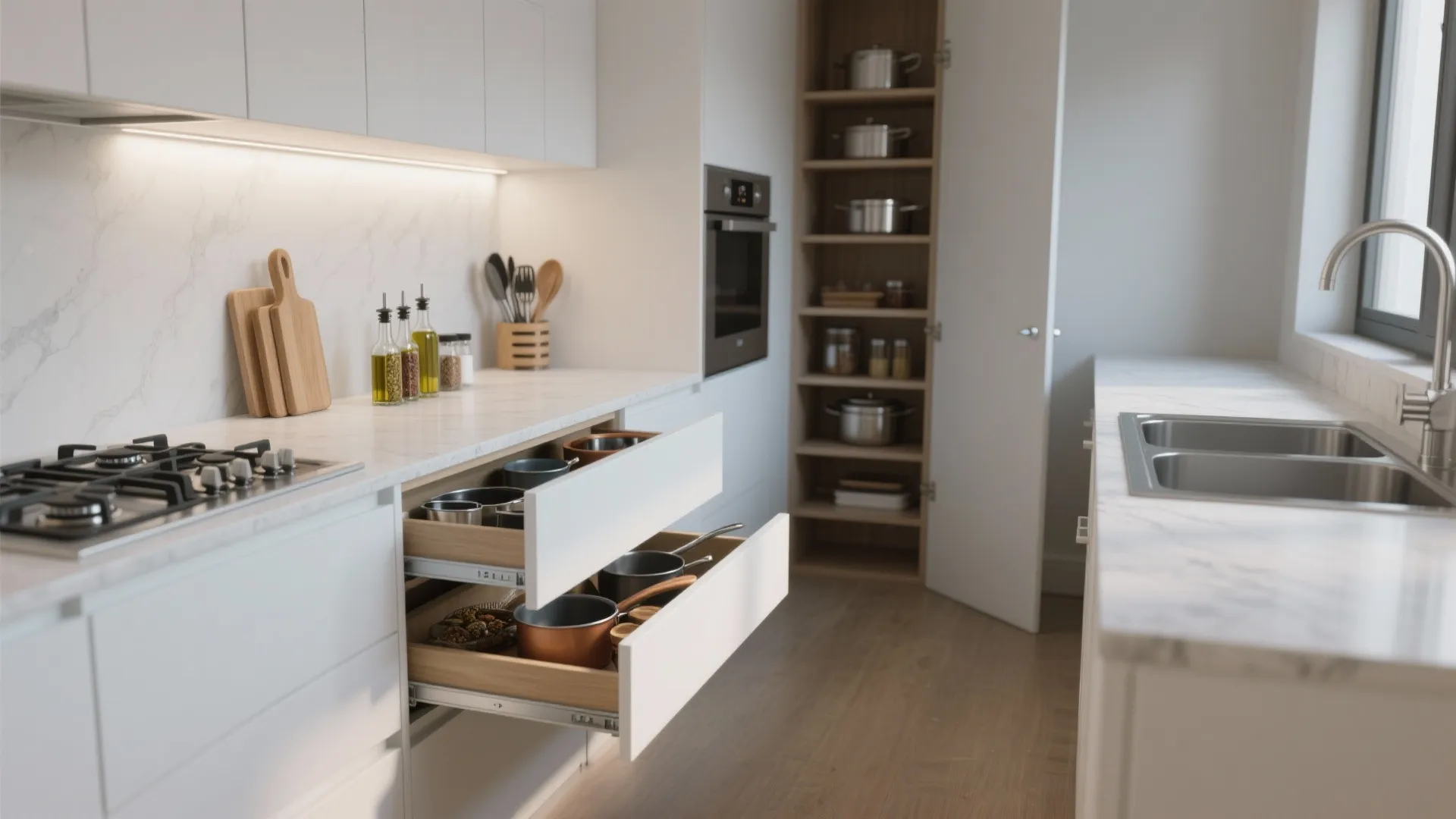 Minimalist Kitchen Storage That Actually Works