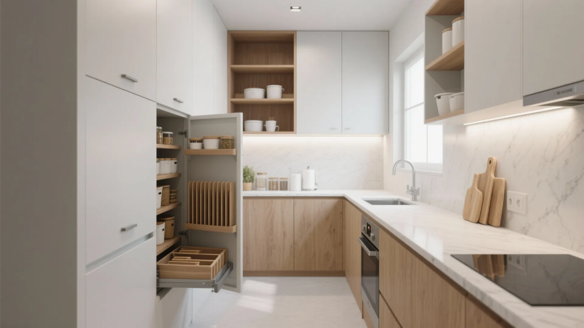Minimalist Kitchen Storage that Feels Effortless