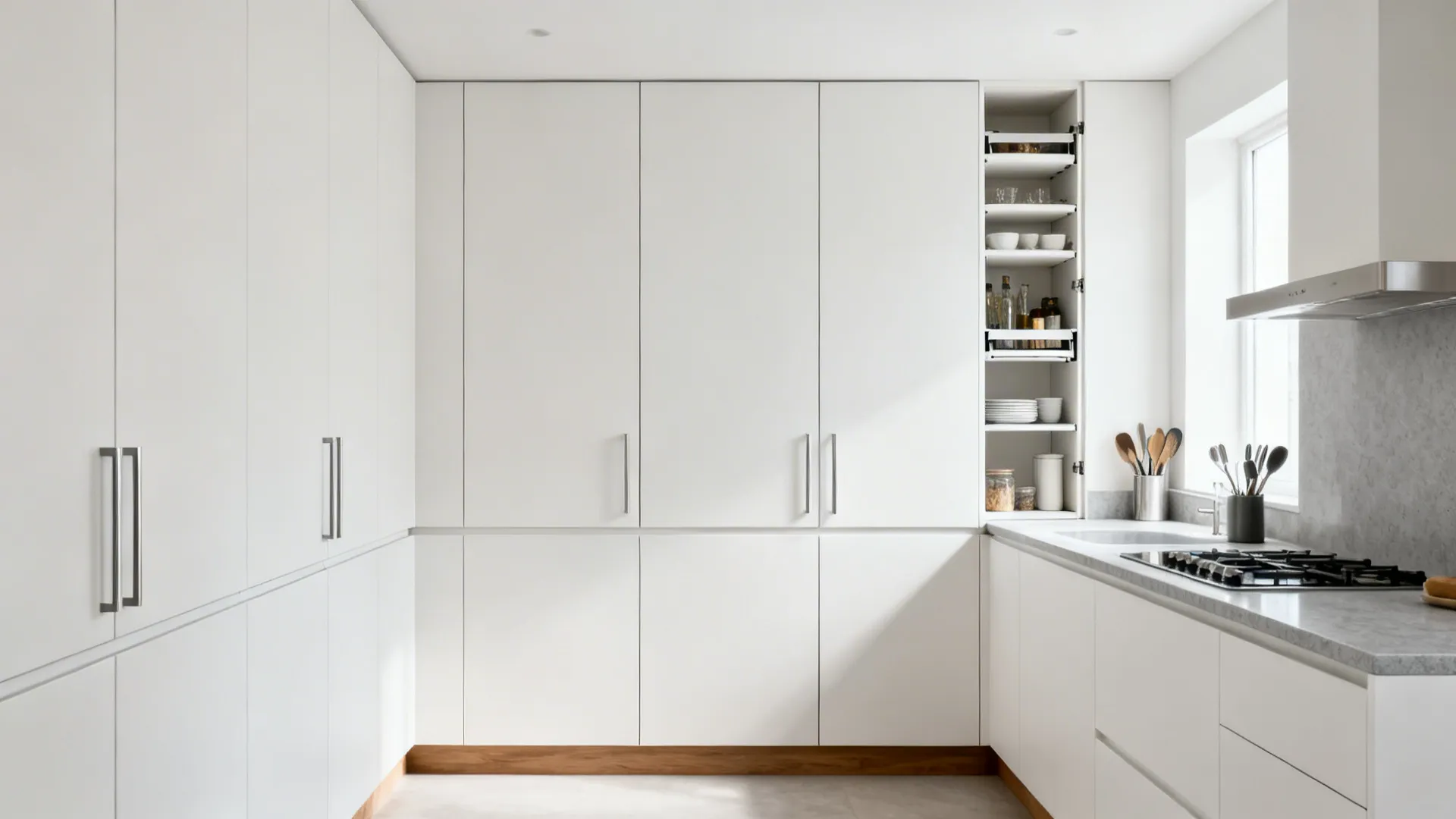 Minimalist Kitchen Storage That Breathes
