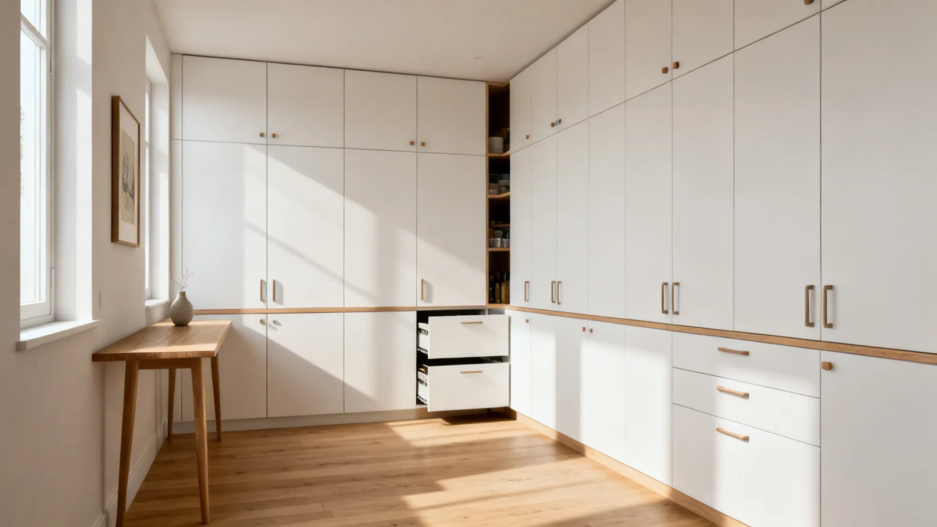 Minimalist Storage that Hides the Mess
