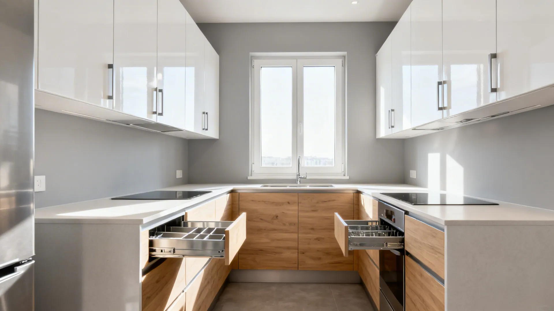 Minimalist Storage with Layered Surfaces