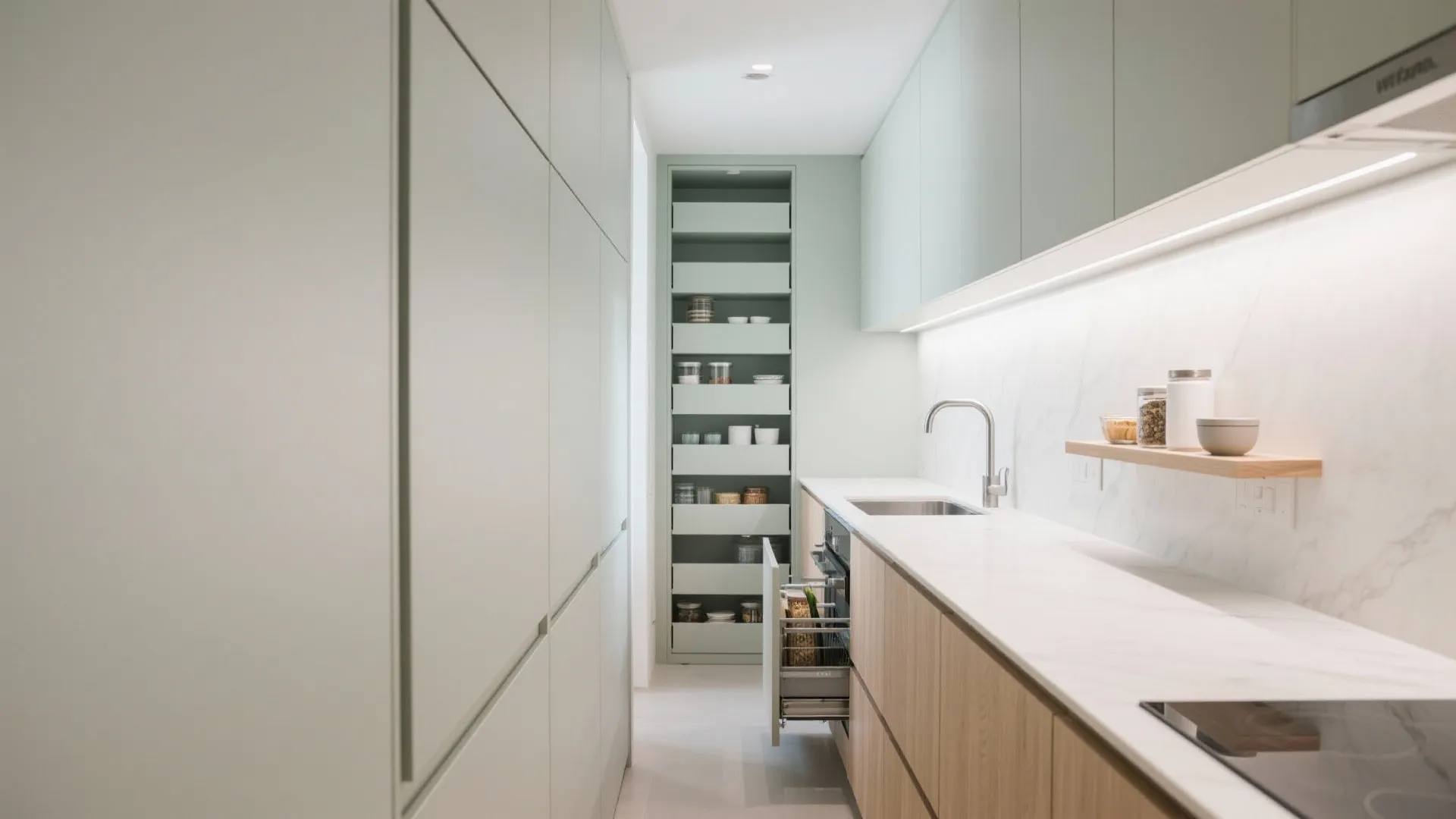 Minimalist Kitchen Storage That Does More