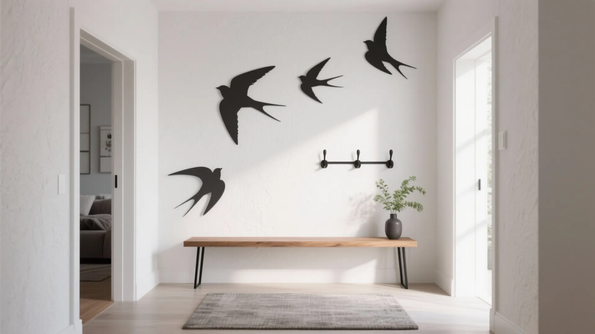 Minimalist Bird Silhouettes (matte and graphic)