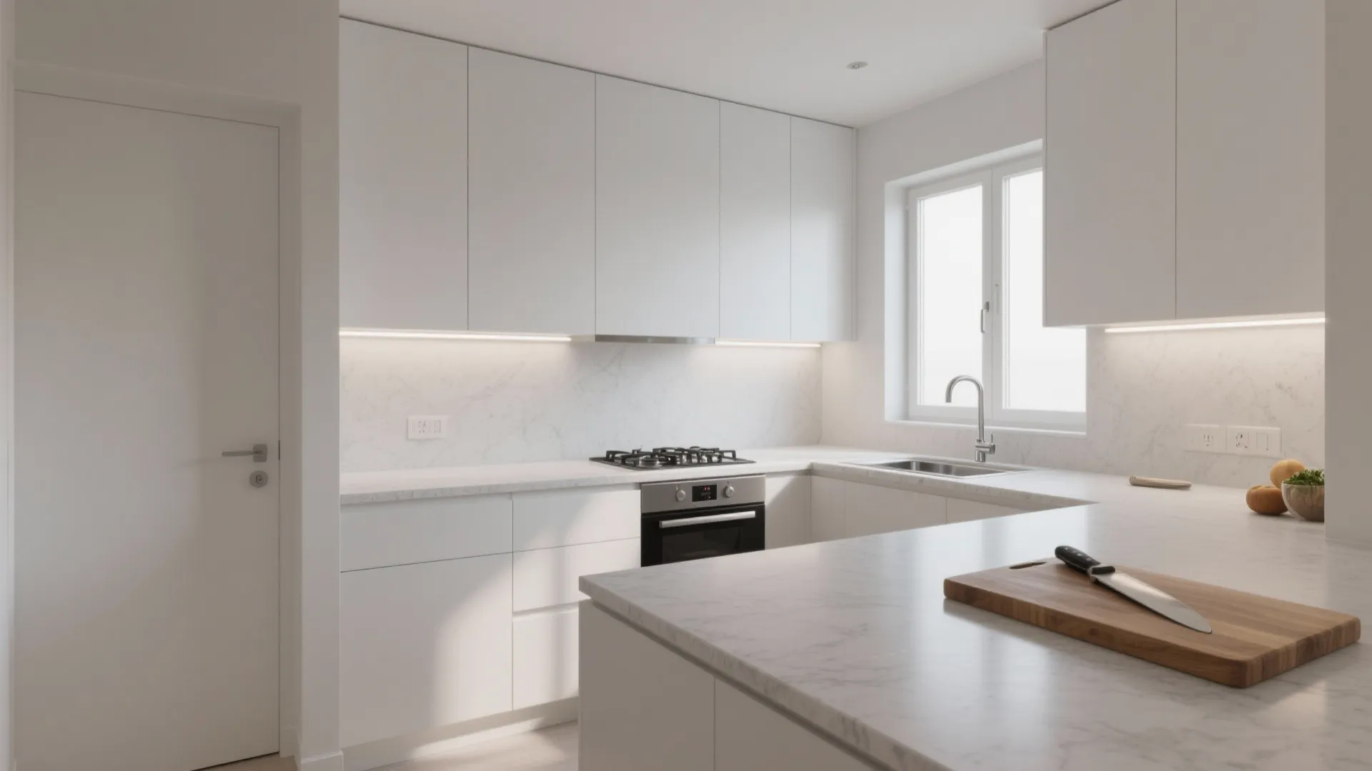 Minimalist Task Lighting for Compact Kitchens