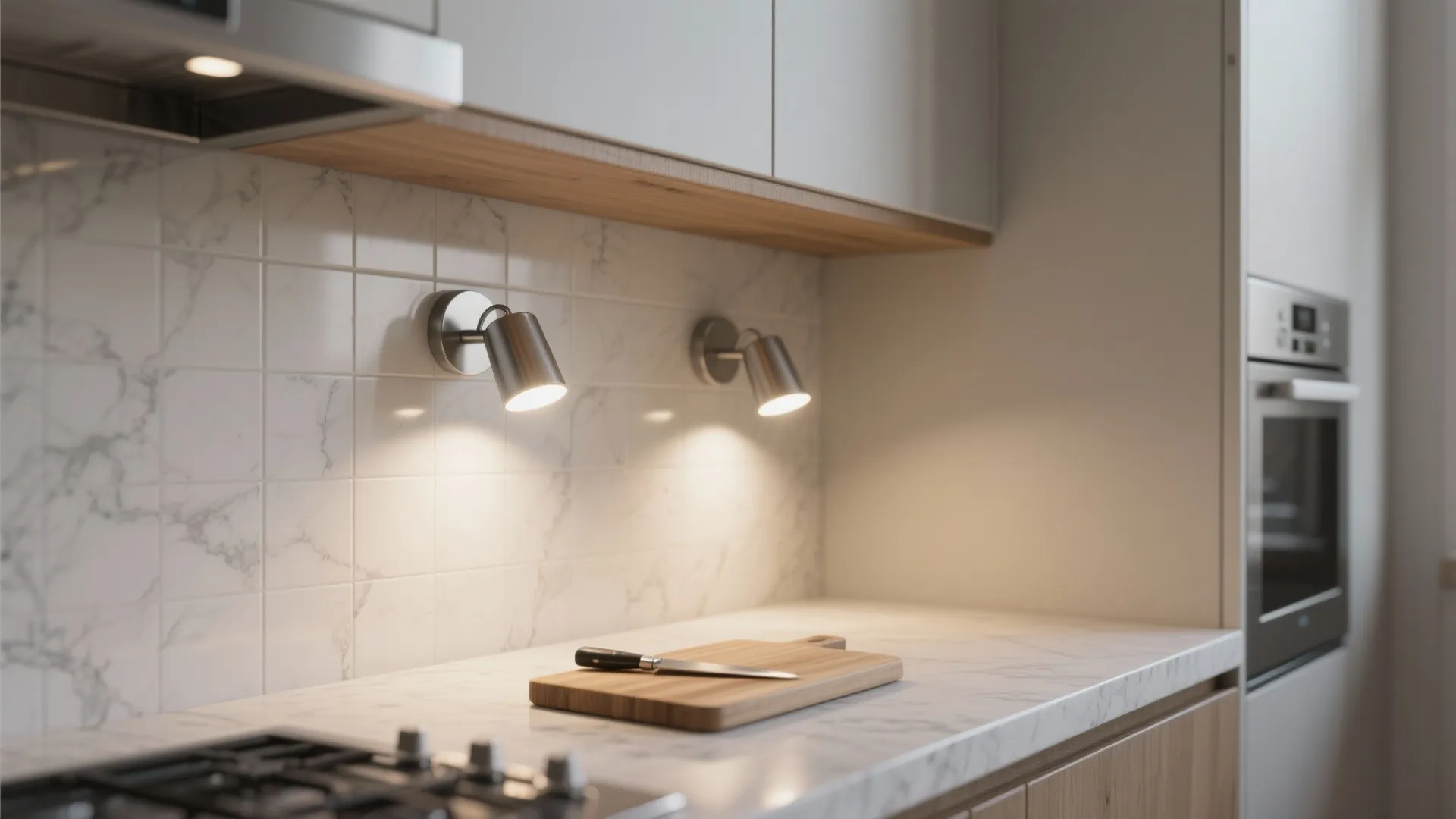 Minimal wall sconces for task lighting