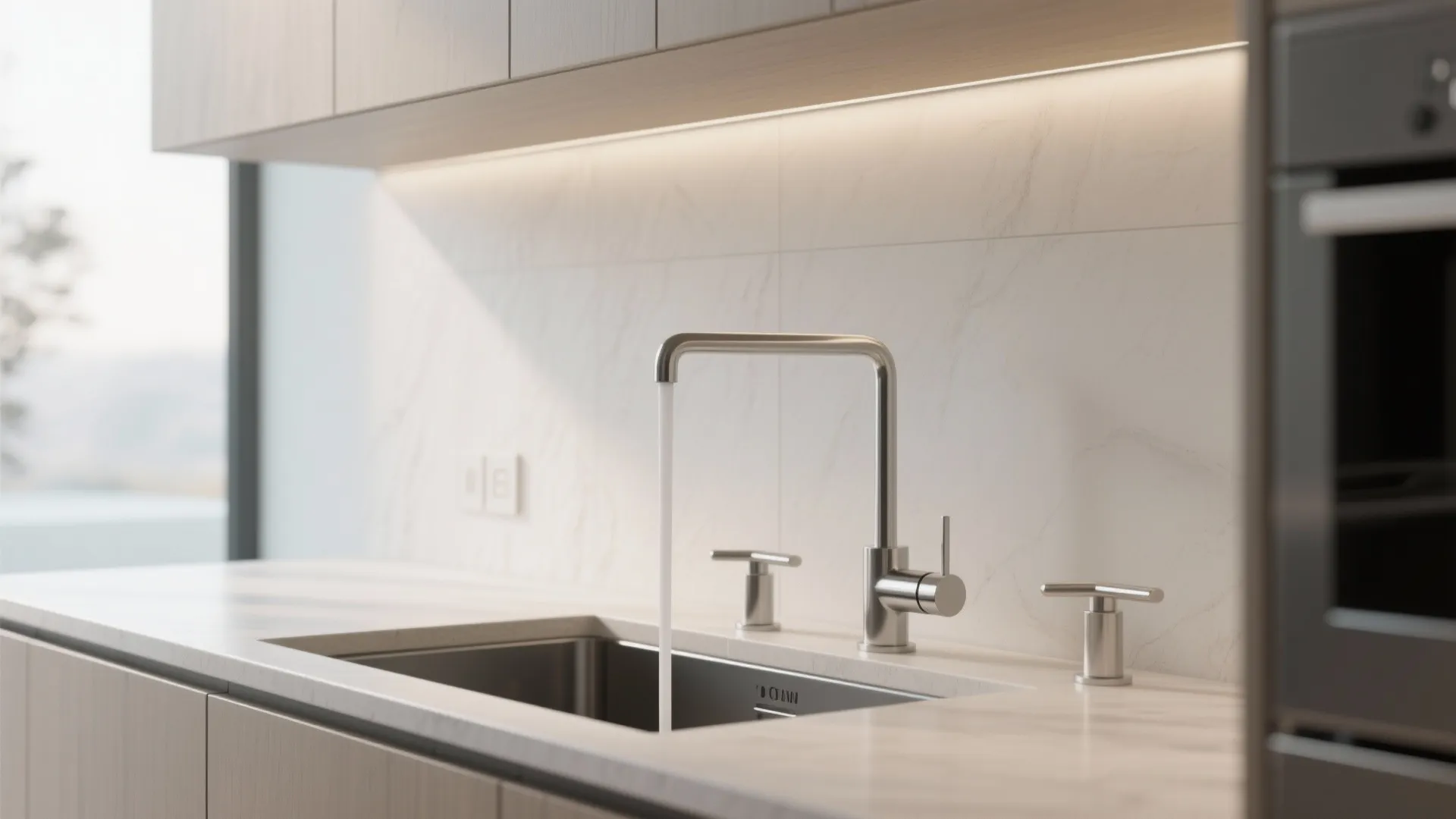 3. Minimal Modern Three-Handle Setup