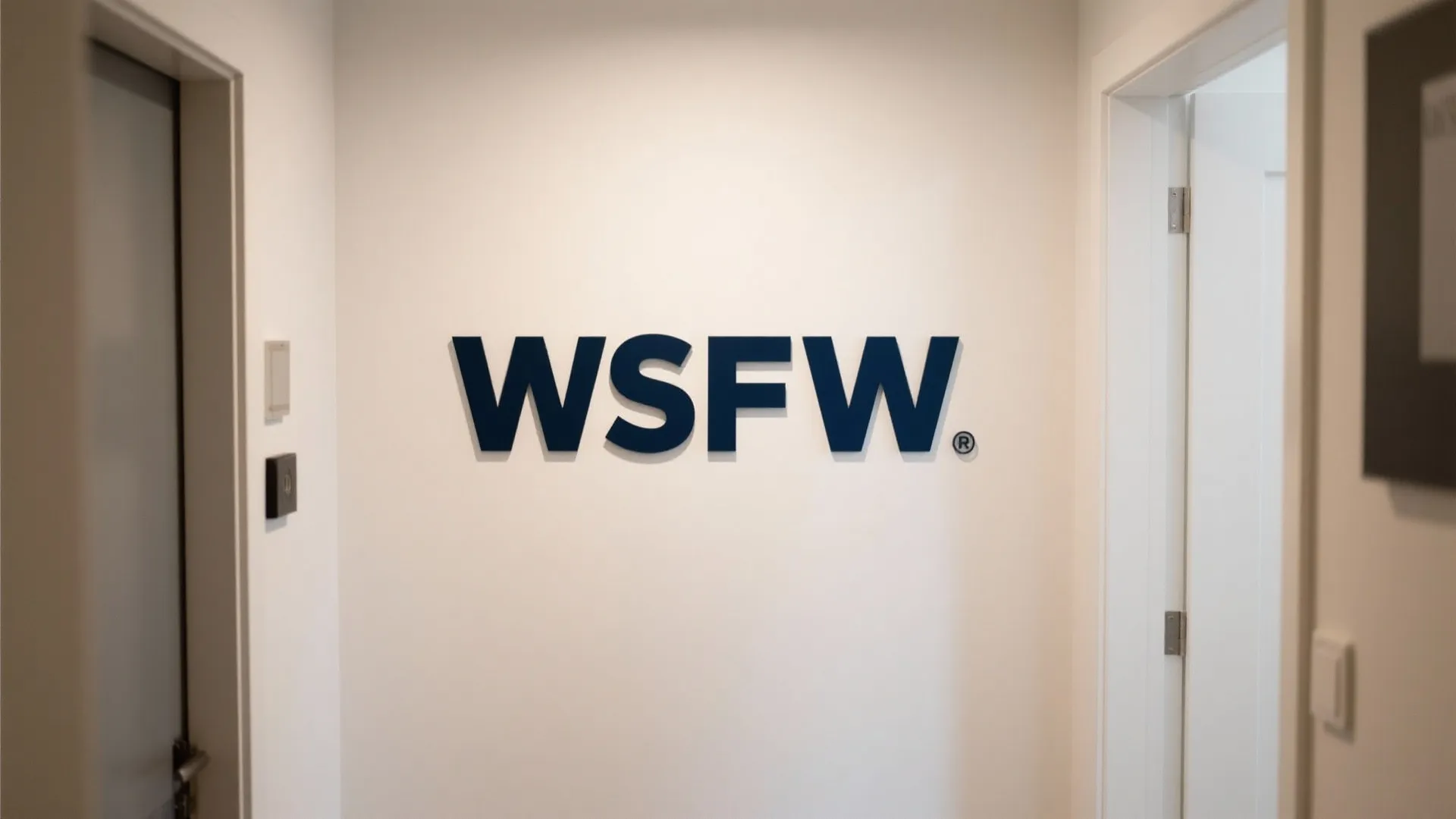 Minimalist Typography for Wall Name Design