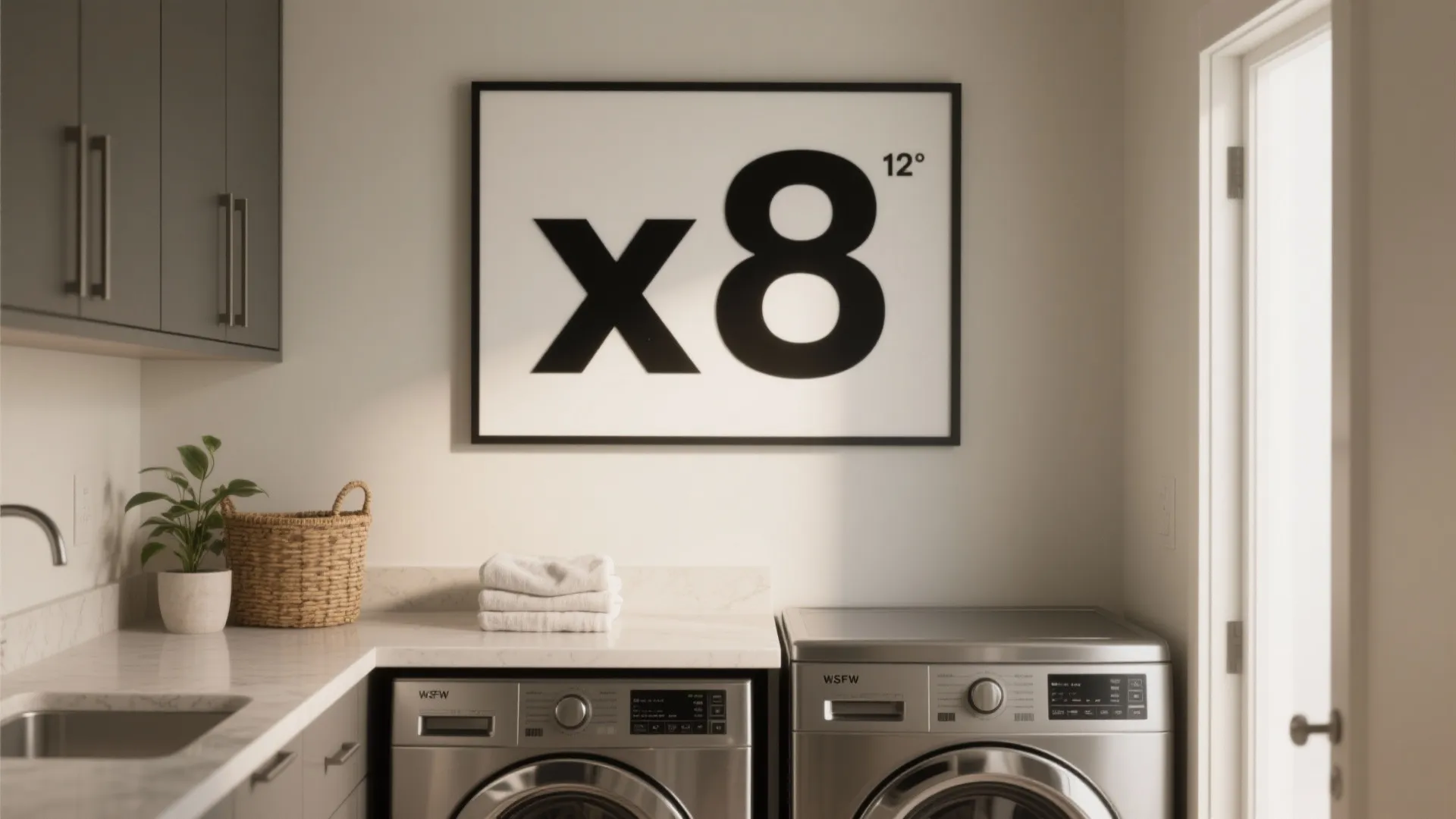 1. Minimalist Typography Signs