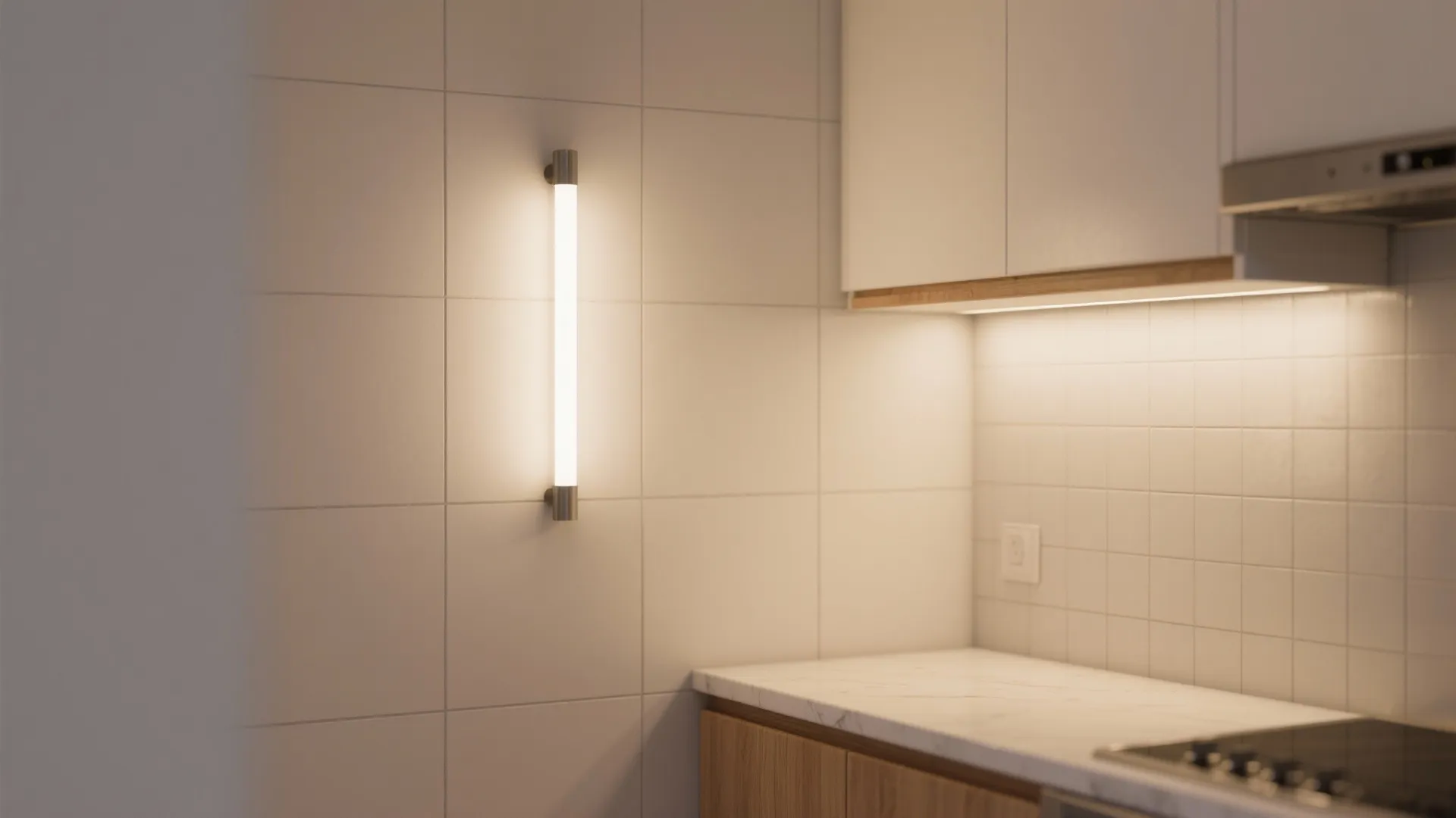 Minimalist up-and-down glow for clean walls