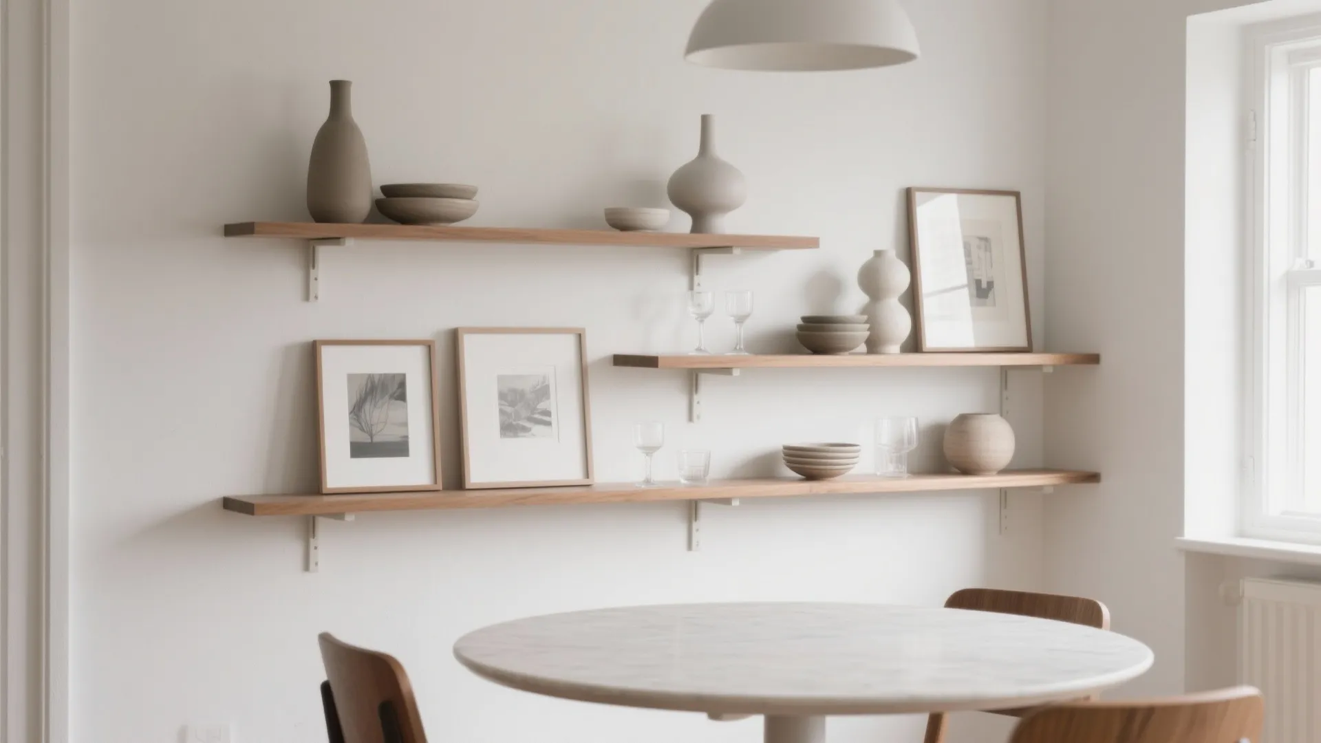 Minimalist Showcase Wall