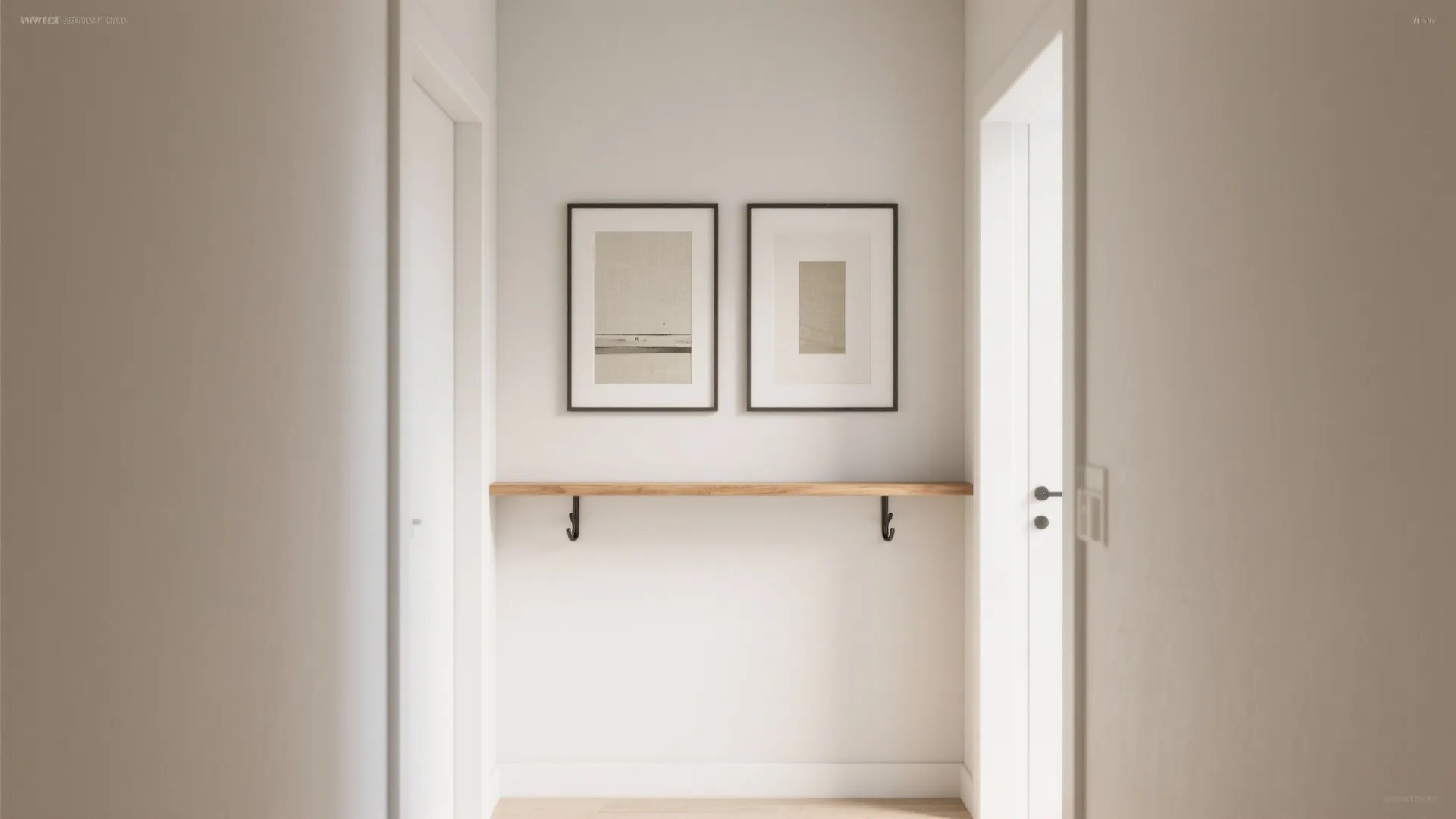 Minimalist Hall Wall Decor