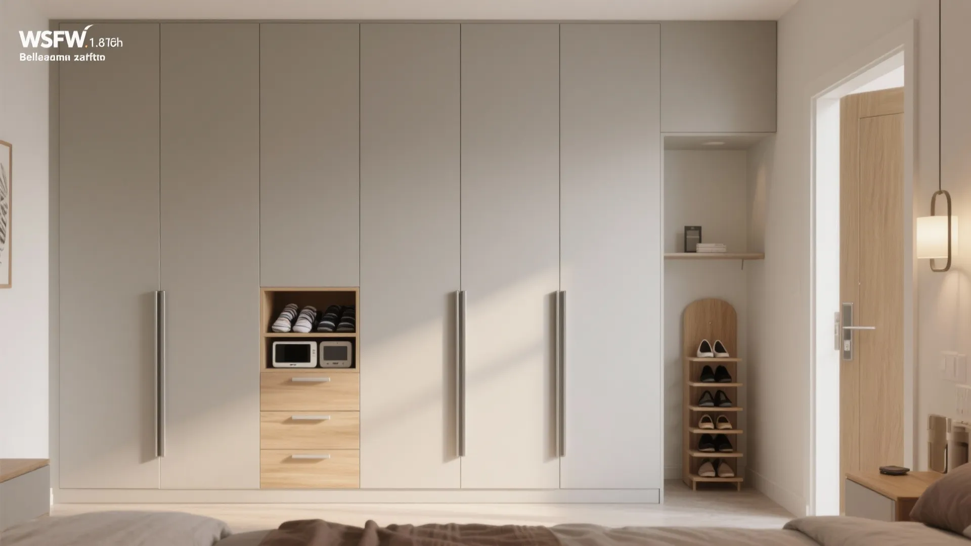 Minimalist storage that hides the visual noise