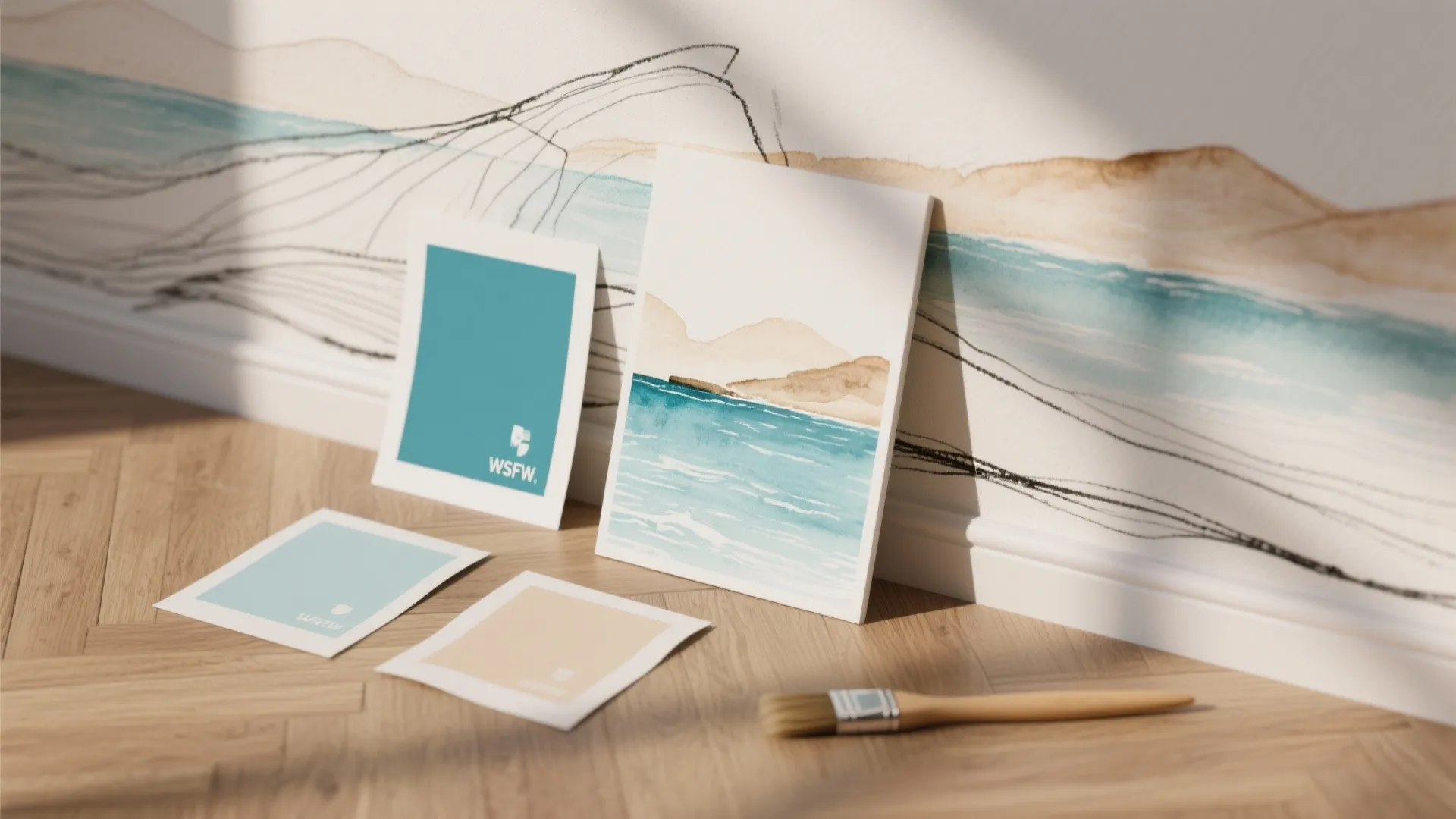 2. Minimal line-and-wash horizons