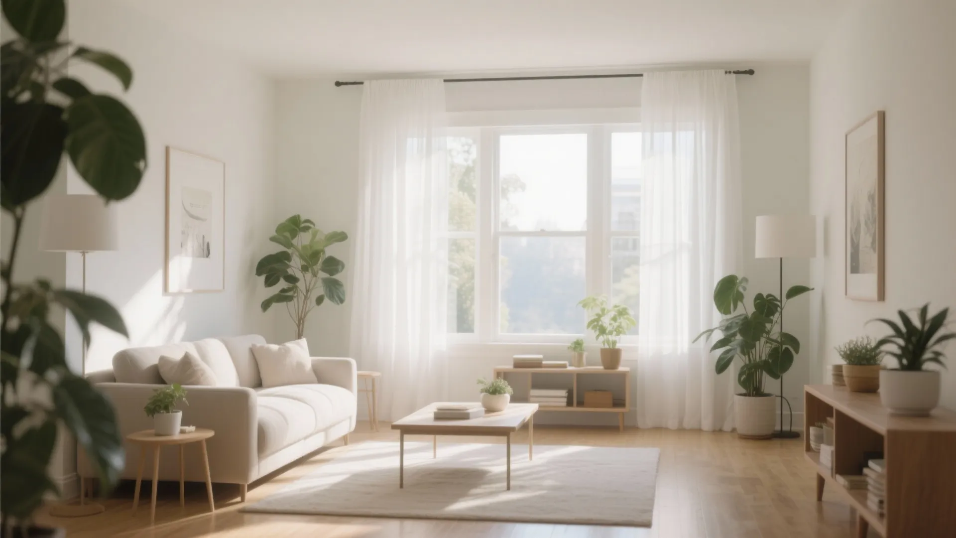 9. Minimalist Window Treatments