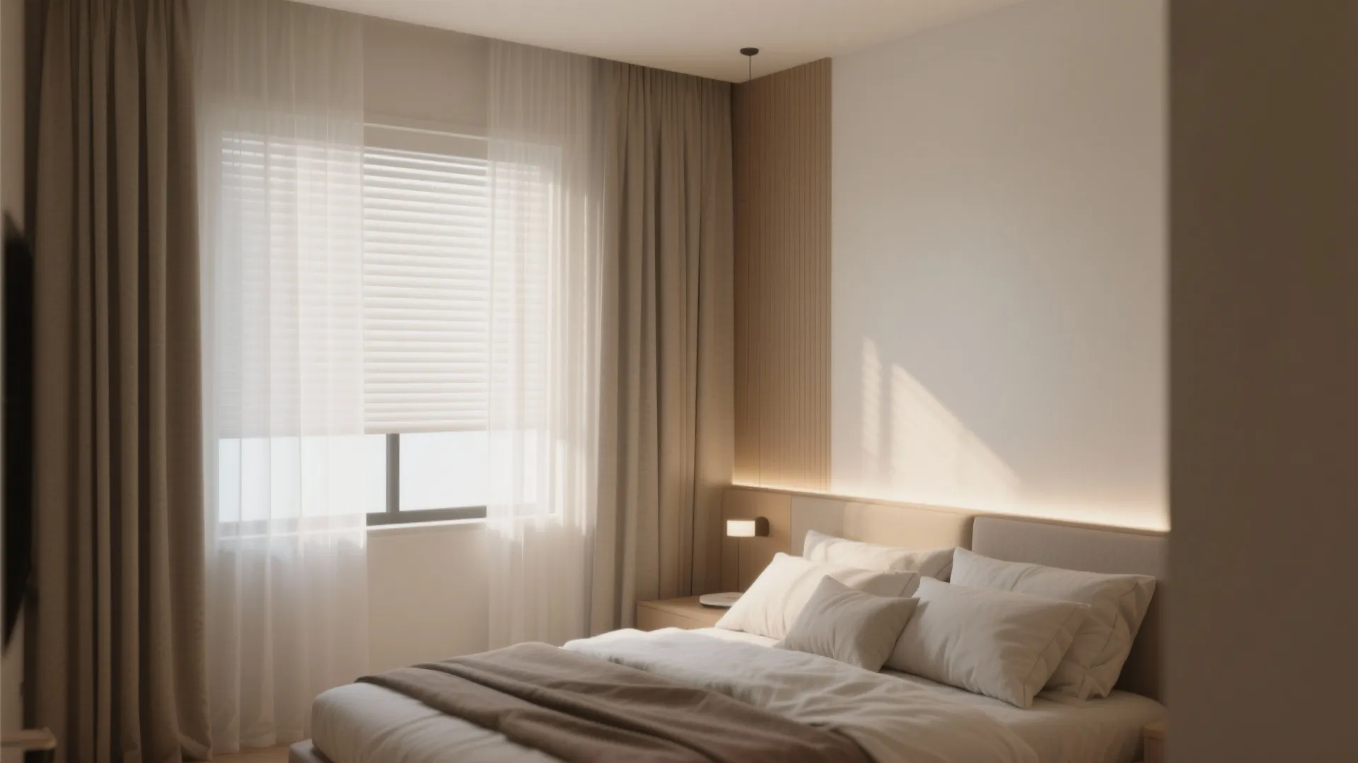 8. Minimalist Window Treatments