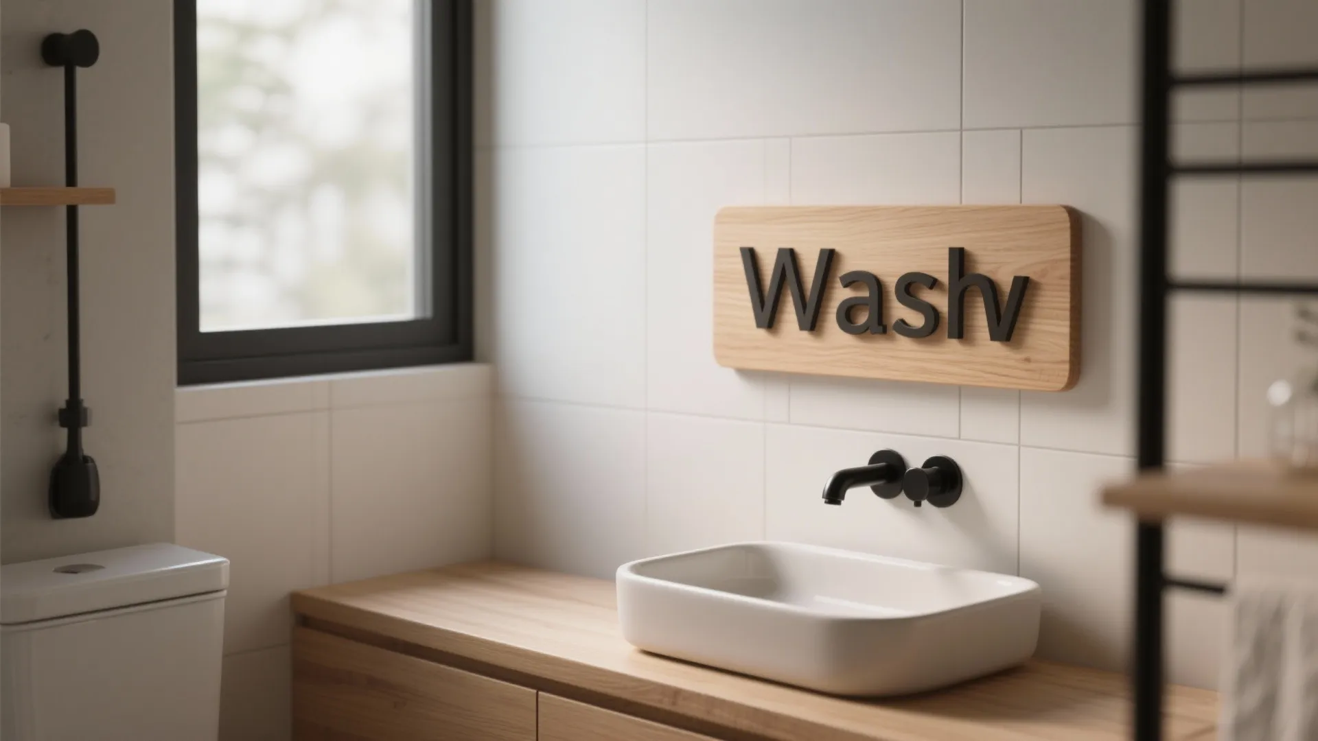 2. Minimalist Wooden Plaques