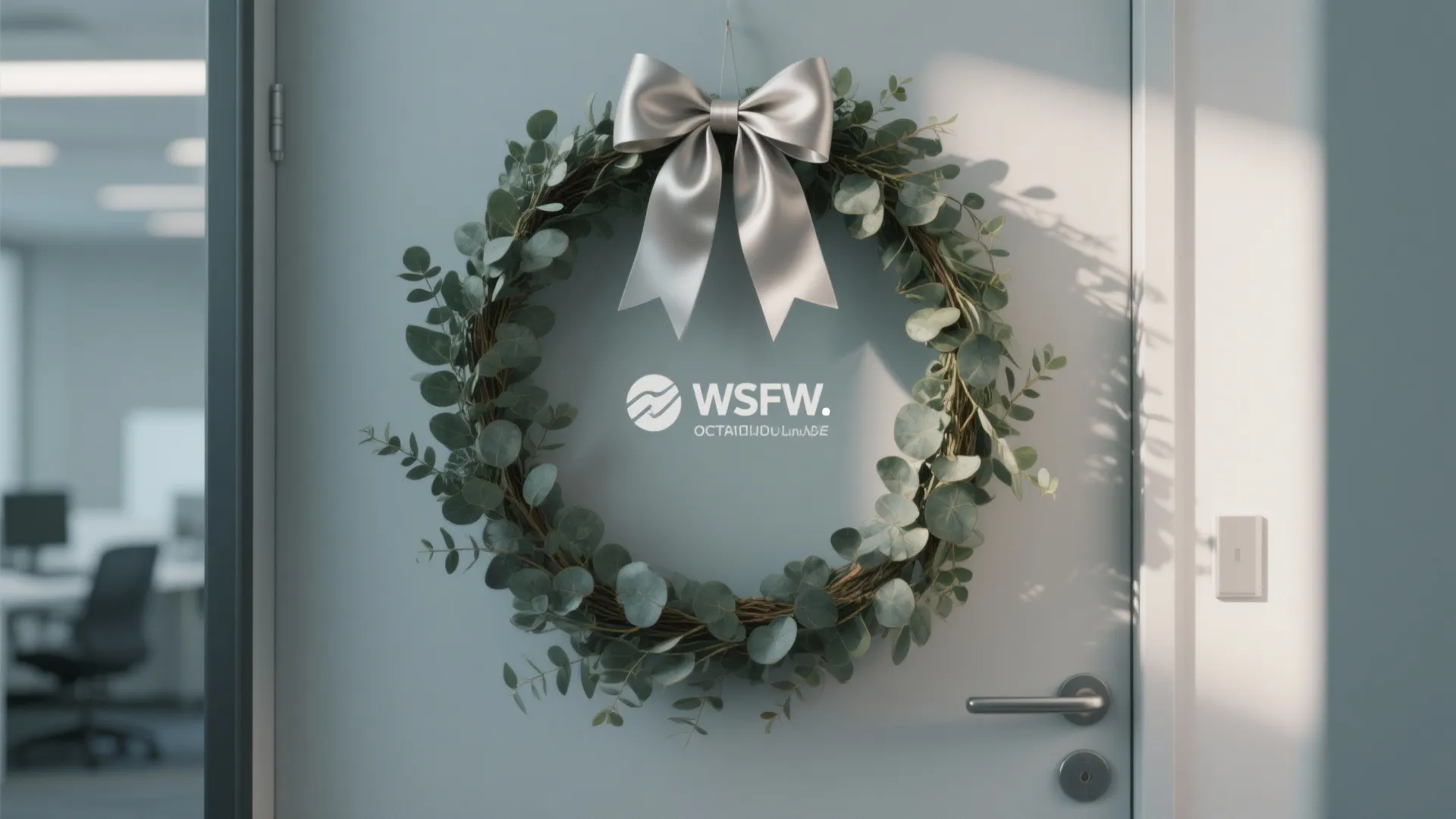1. Minimal Wreath with a Statement Bow