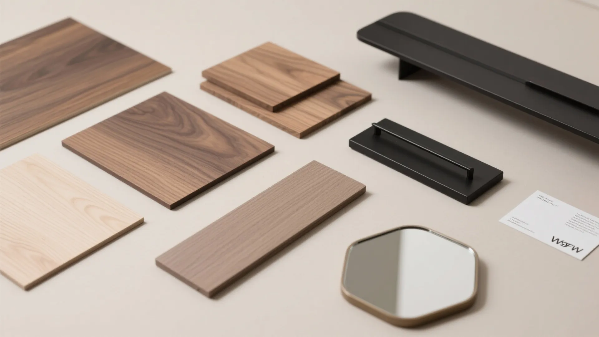 Warm Minimalism: Tone-on-Tone Wood with Black Details