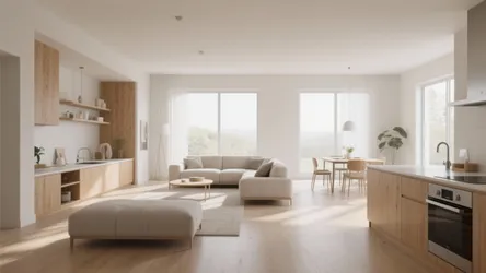 5 Small Space Ideas for a Simple 3 Room House Design