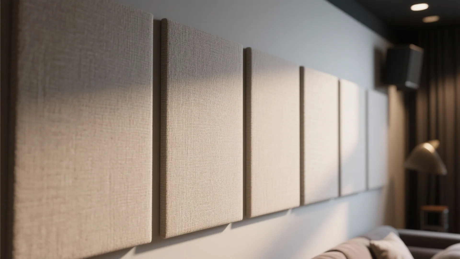 Minimalist acoustic panels