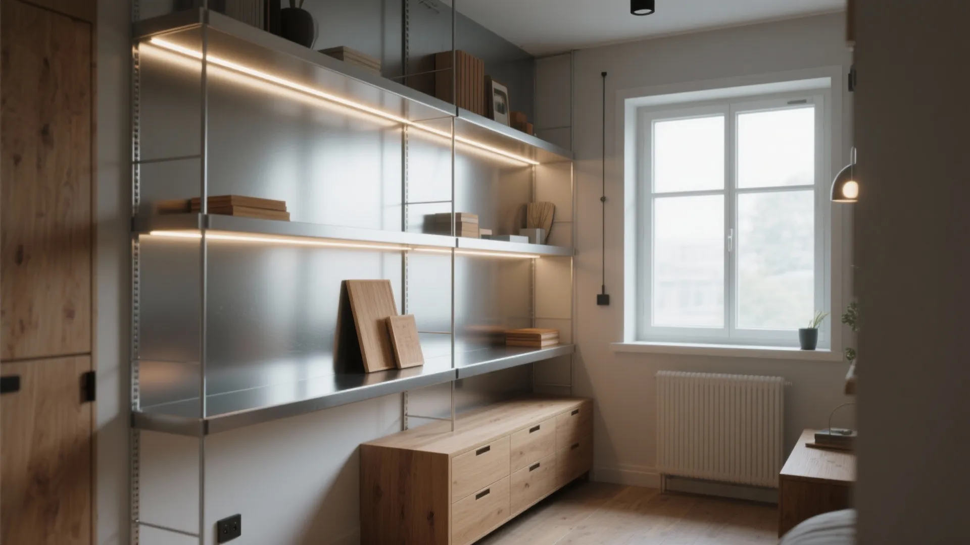 Minimalist Aluminium Storage Solutions