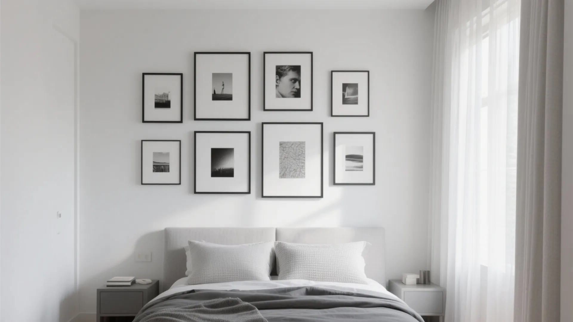 1. Minimalist Framed Art Gallery