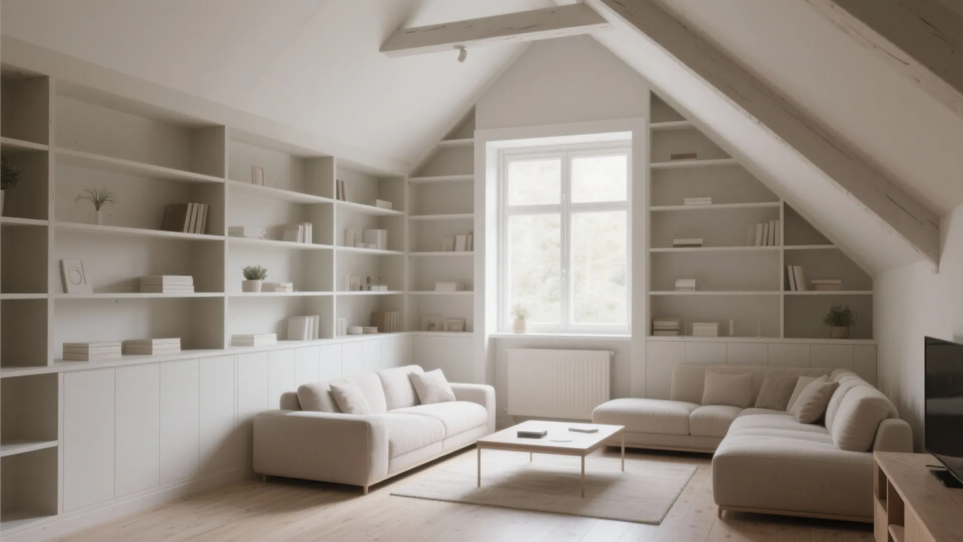 1. Minimalist Built-in Storage