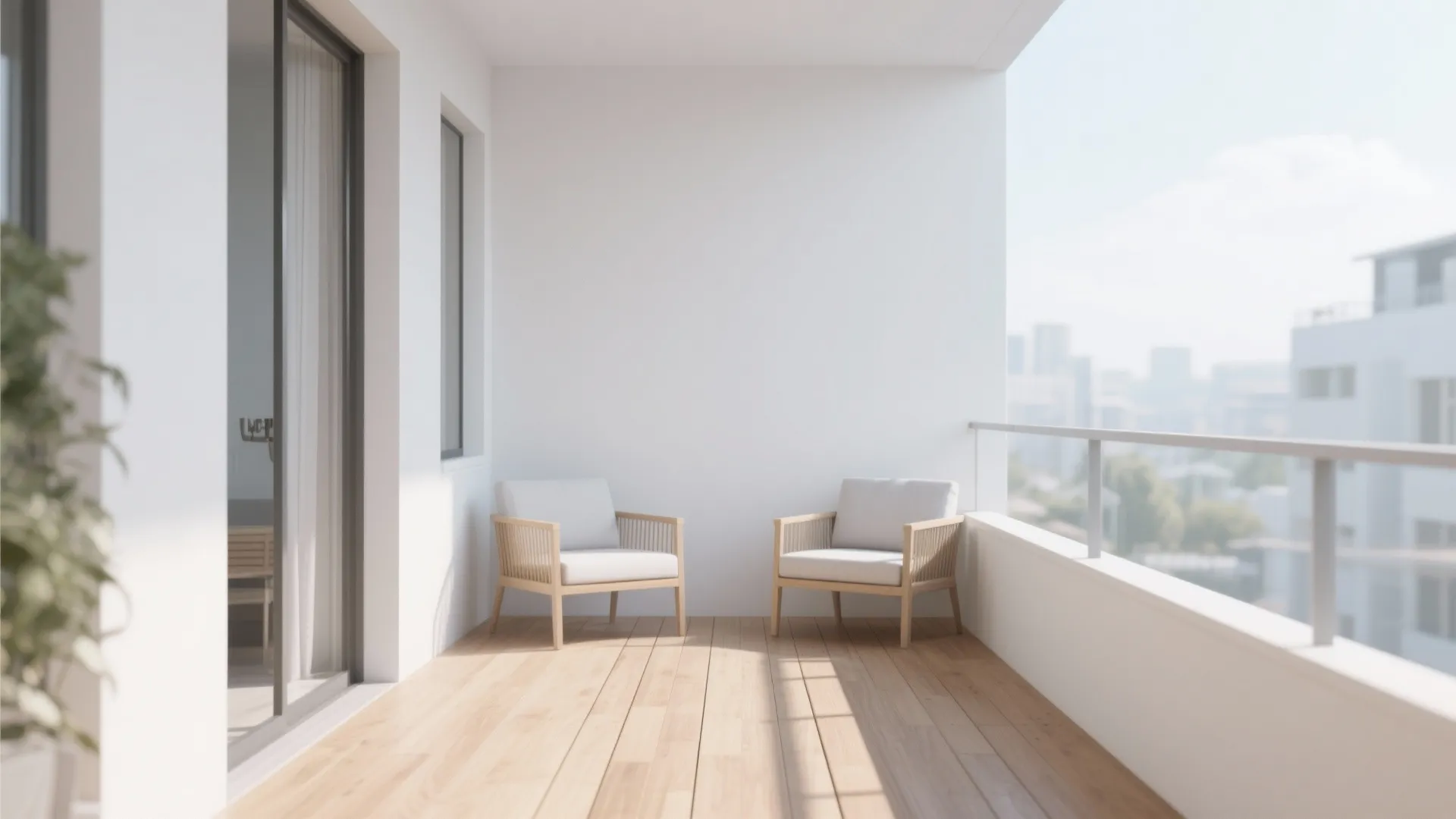 Minimalist Balcony Retreat