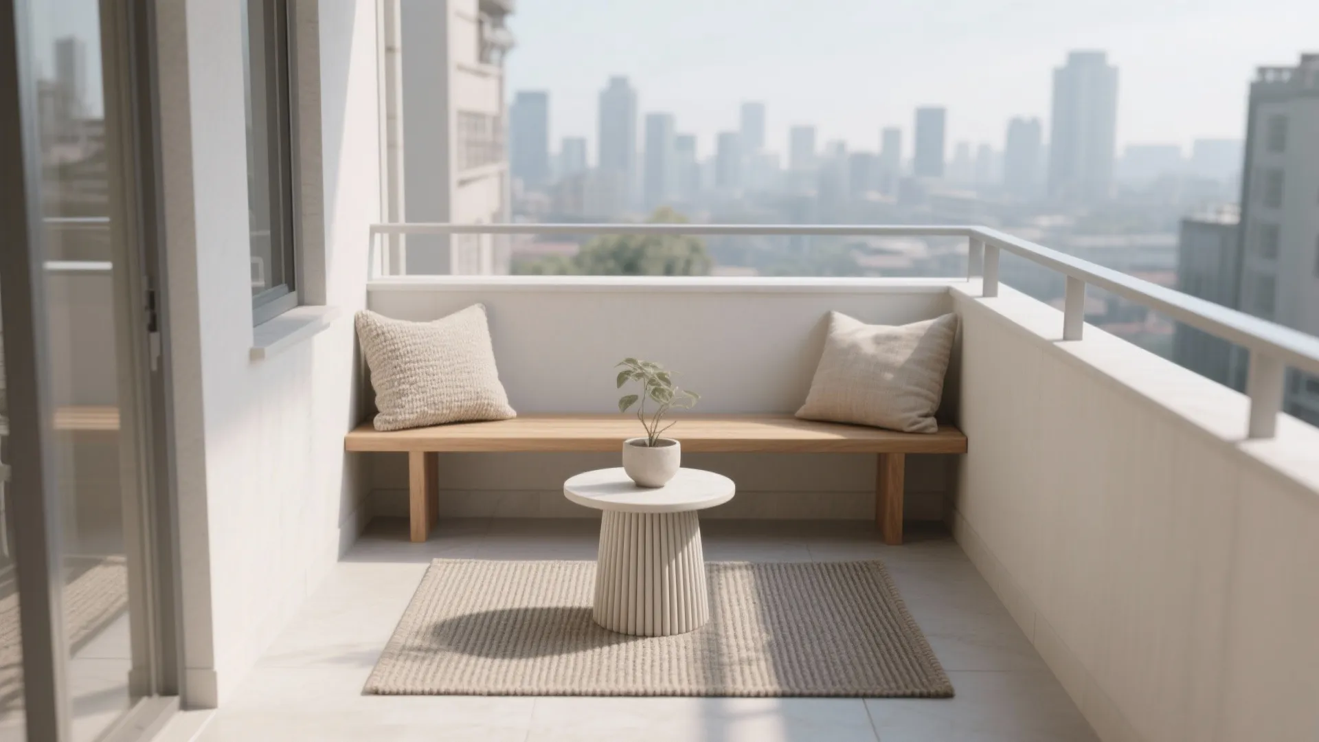 1) Minimalist layers: calm colors, slim furniture, soft textures